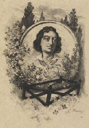 Buste d’Hégésippe Moreau,
eau forte de Félix Régamey